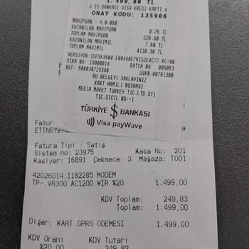 İade Edilmeyen Modem Sorunu