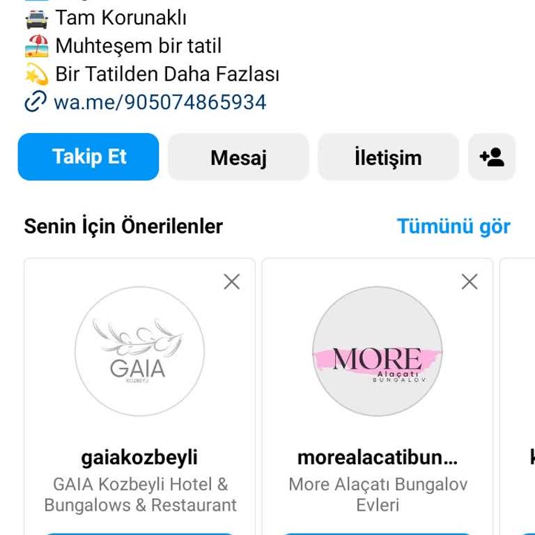 Skiline Bungalov Kuşadası Şikayeti