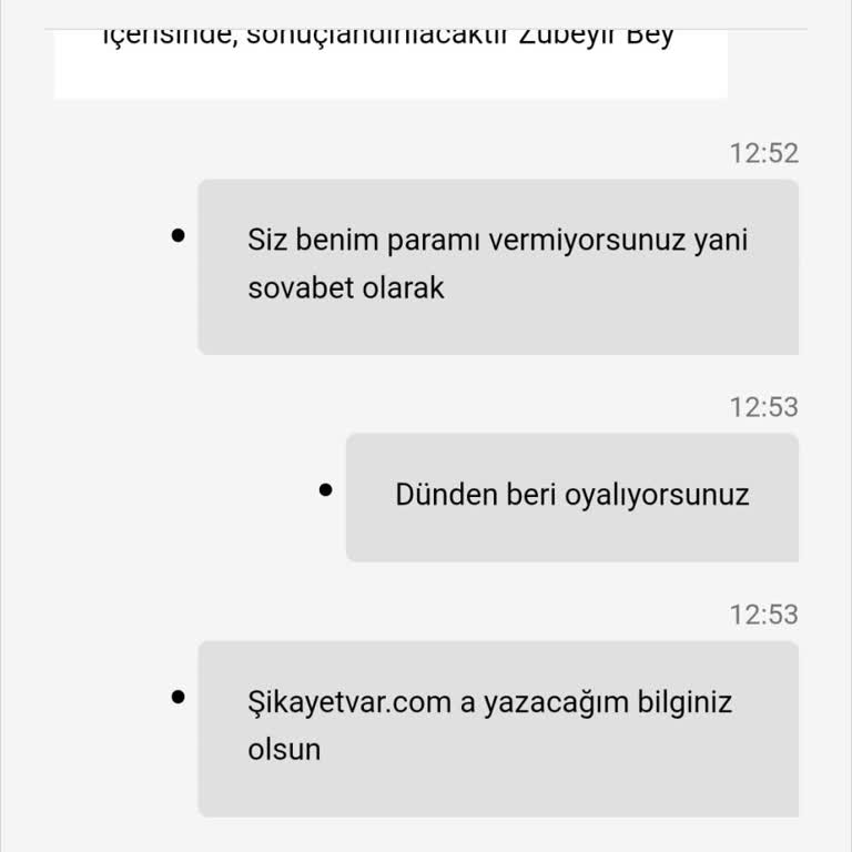 Ödeme Bekleyişi Ve Müşteri Hizmetleri Sorunu