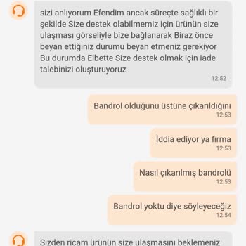 Yanlış Beden Sütyen İadesinde Sorun Yaşıyorum