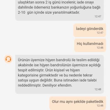 Yanlış Beden Sütyen İadesinde Sorun Yaşıyorum