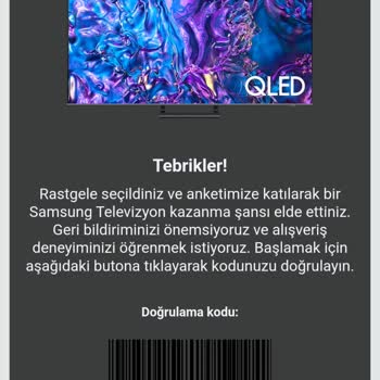 Sahte Çekiliş Mesajıyla Kandırılma Tehlikesi!