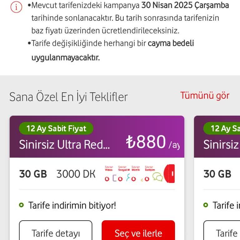 Vodafone'dan Eski Müşteriye Fahiş Tarife Şoku