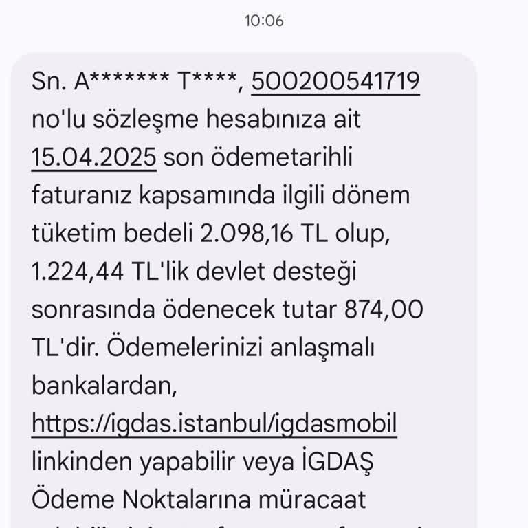 Hatalı Fatura Ve Tüketim Bilgisi Eksikliği