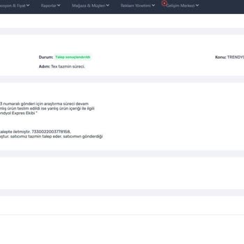 Trendyol Express'in Yanlış Kargo Gönderimi Ve Çözüm Eksikliği