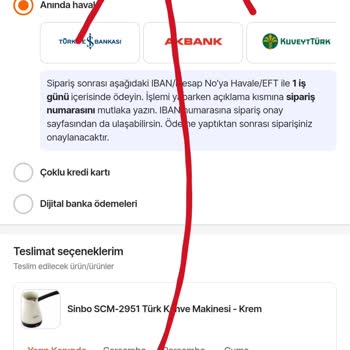 Hepsiburada Sepet Hatası: Sinbo Cezve Alışverişi Yapılamıyor