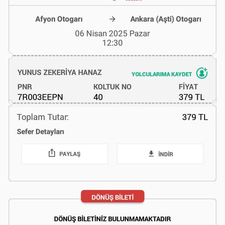 Otobüs Gecikmesi Yüzünden Uçağı Kaçırdım