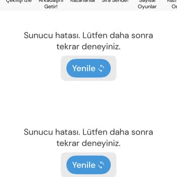 Milli Piyango Uygulamasında Süregelen Sunucu Hatası Sorunu