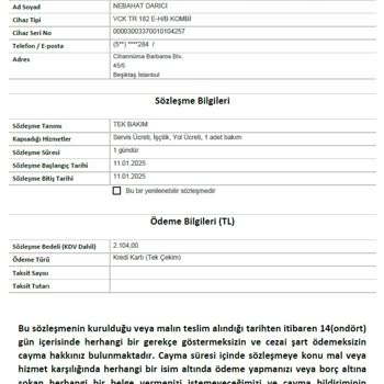 Yanlış Parça Değişimi Ve İade Sorunu