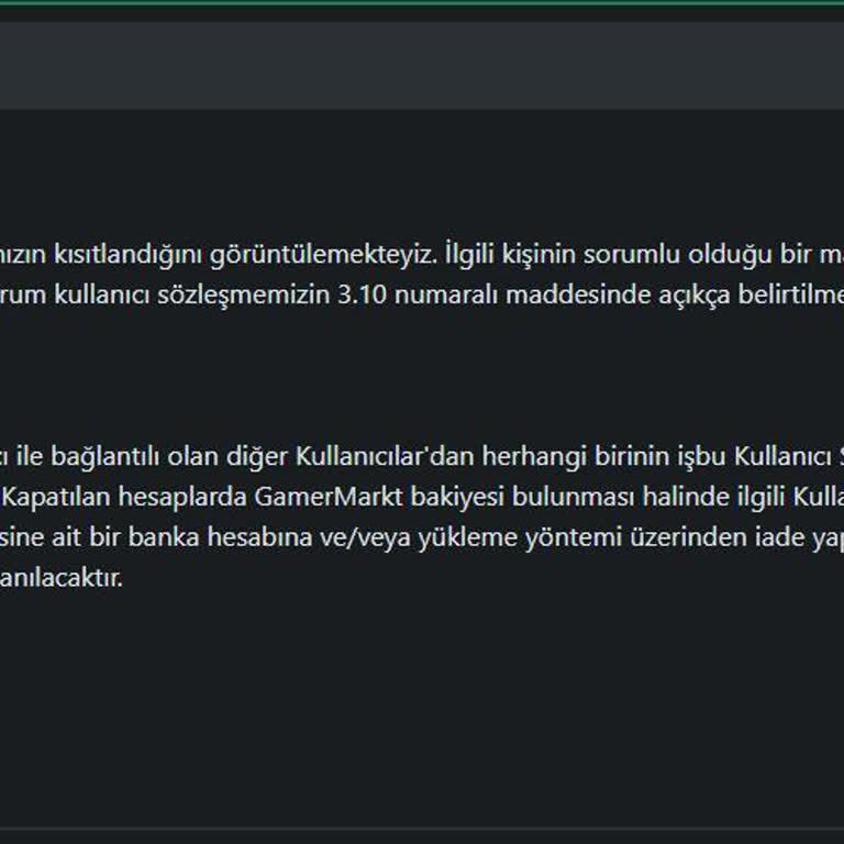 Eski Arkadaşım Yüzünden Haksız Ban Yedim
