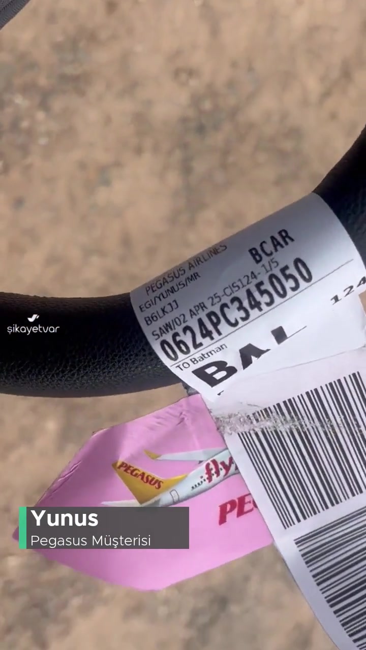 Batman Hava Limanında Ve Pegasus Hava Yollarından Mağduriyet Yaşadım! videonun kapak resmi
