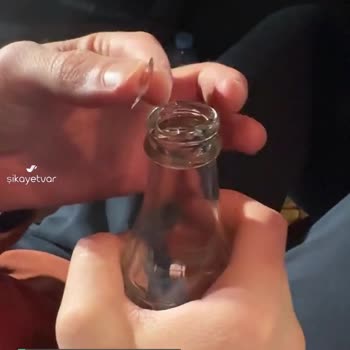Coca-Cola Cam Kesik Şişe Ağzı
