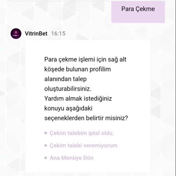 Çekim Talebi Ve Canlı Destek Sorunları