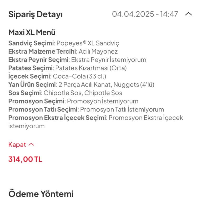 Siparişin Eksik Ve Kalitesiz Gelmesi