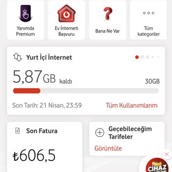 Vodafone İle Bitmeyen Fatura Sıkıntısı