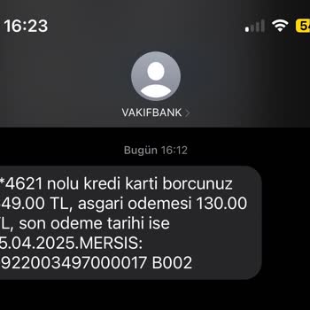 VakıfBank Kredi Kartı Aidatı Haksız Yere Tahsil Edildi