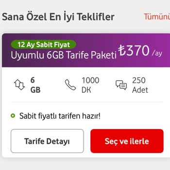 Vodafone Sadık Müşteriye Fahiş Zam Ve Düşük Paket Teklifi