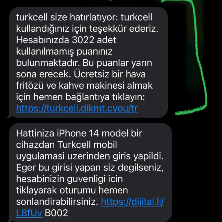 Turkcell Mesaj Güvenlik Açığı