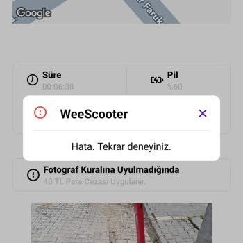 Scooter Sürüşünde Haksız Ücret Kesintisi