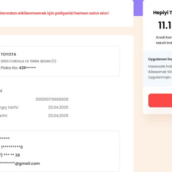 Trafik Sigortası Tekliflerinde Tutarsızlık Ve Ek Teminat Zorunluluğu