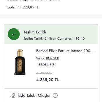 Boyner'den Aldığım Parfüm Hayal Kırıklığı Yarattı
