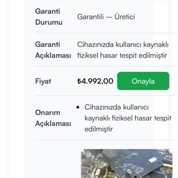 Garanti Kapsamındaki Cihazım İçin Haksız Servis Ücreti Talebi