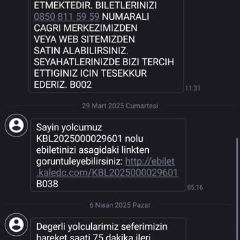 Kale Seyahat Ve Enuygun.com İle Yaşanan İletişim Ve Rötar Sorunları