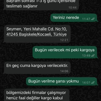 Kargolanmayan Ürünler Ve İletişimsizlik Sorunu