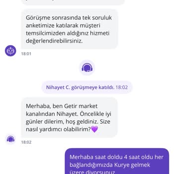 Getir Büyük'te Randevulu Sipariş Sorunu