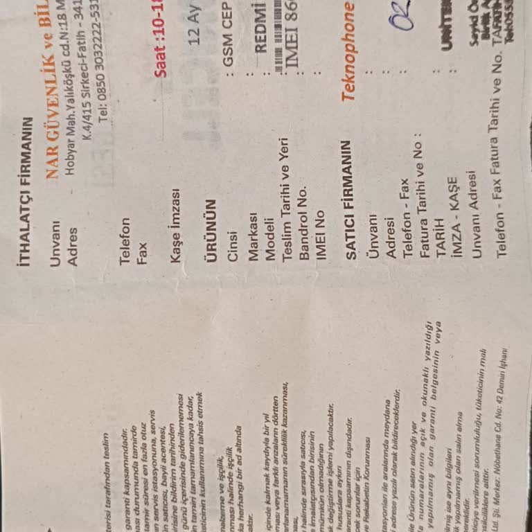 IMEI Kopyalanan Telefon Ve Epttavm'nin İlgisizliği