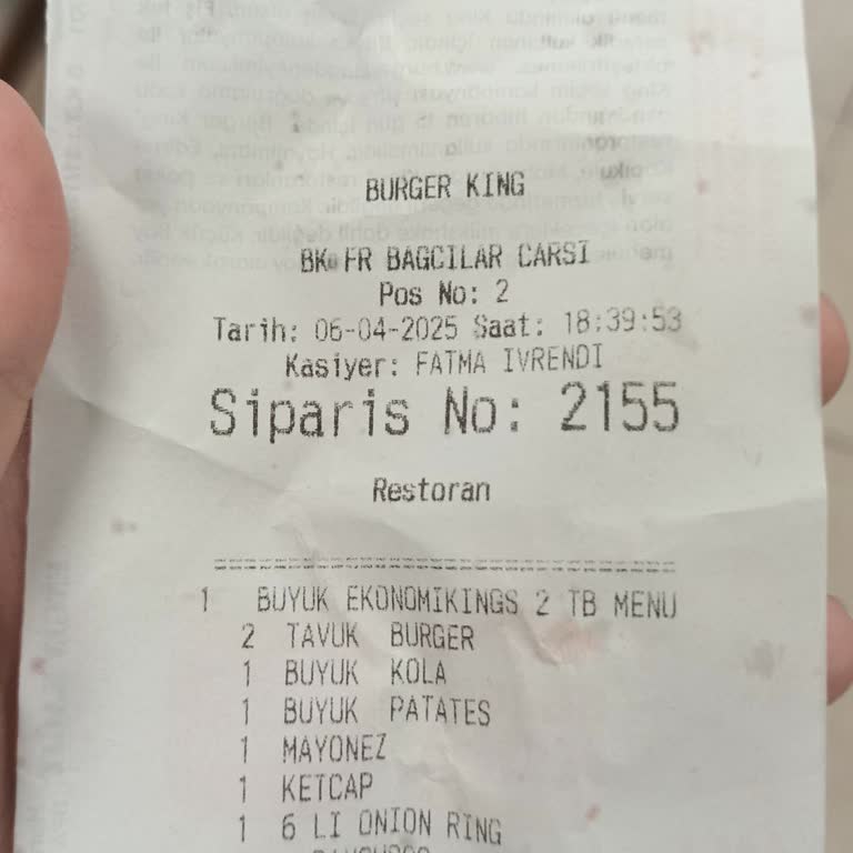 Burger King'de Şok Edici Personel Davranışı