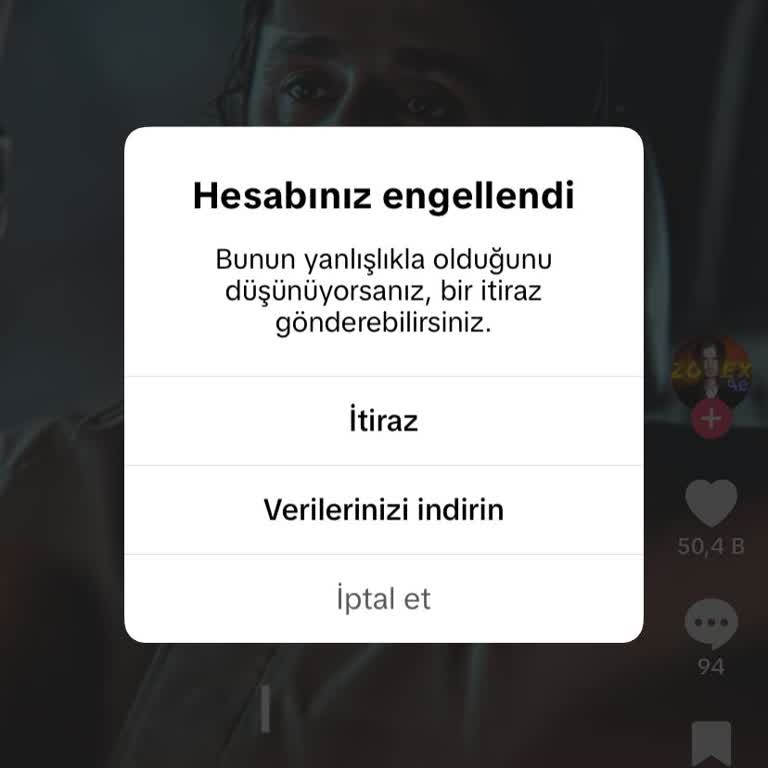 TikTok Hesabım Haksız Yere Engellendi, Geri Almak İstiyorum