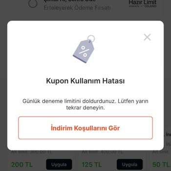 Kupon Kullanımında Yaşanan Sorun Ve İletişim Eksikliği