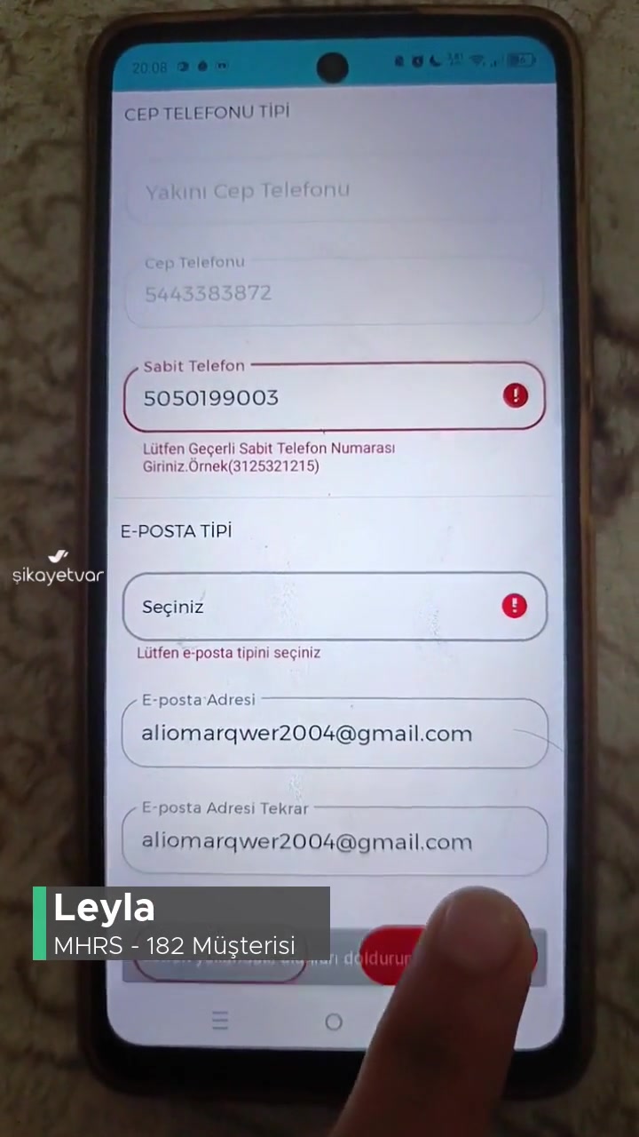 MHRS - 182 Sabit Numara Kabul Edilmiyor! videonun kapak resmi