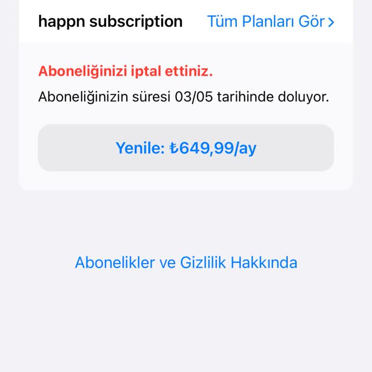 Happn Üyelik Sorunu Ve Bilgi Talebi