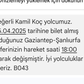 Kamil Koç İle Arızalı Otobüs Ve İade Sorunu