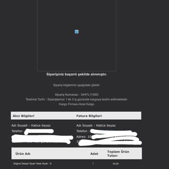 Sipariş Kargoya Verilmedi Müşteri Destek Yetersiz