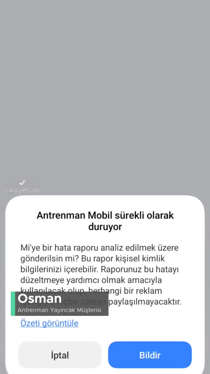 Antrenman Yayıncılık Mobile Giriş Yapamıyorum! videonun kapak resmi