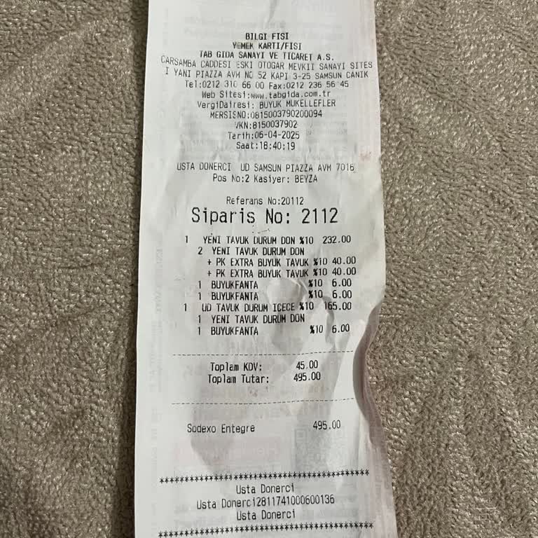 Eksik Gelen Sipariş: Dürüm Hayal Kırıklığı