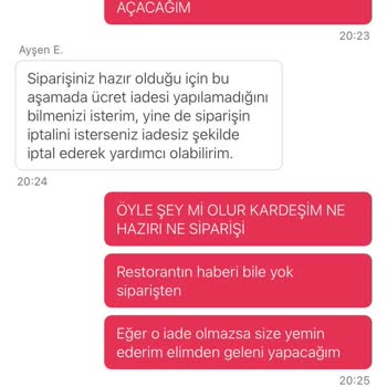 Yemeksepeti Sipariş İptali Sorunu Ve Müşteri Hizmetleri İletişim Zorluğu