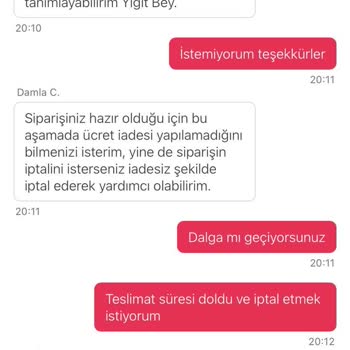 Yemeksepeti Sipariş İptali Sorunu Ve Müşteri Hizmetleri İletişim Zorluğu