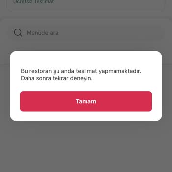 Teslim Edilmeyen Sipariş İçin Alınan Ücretin İadesi Talebi