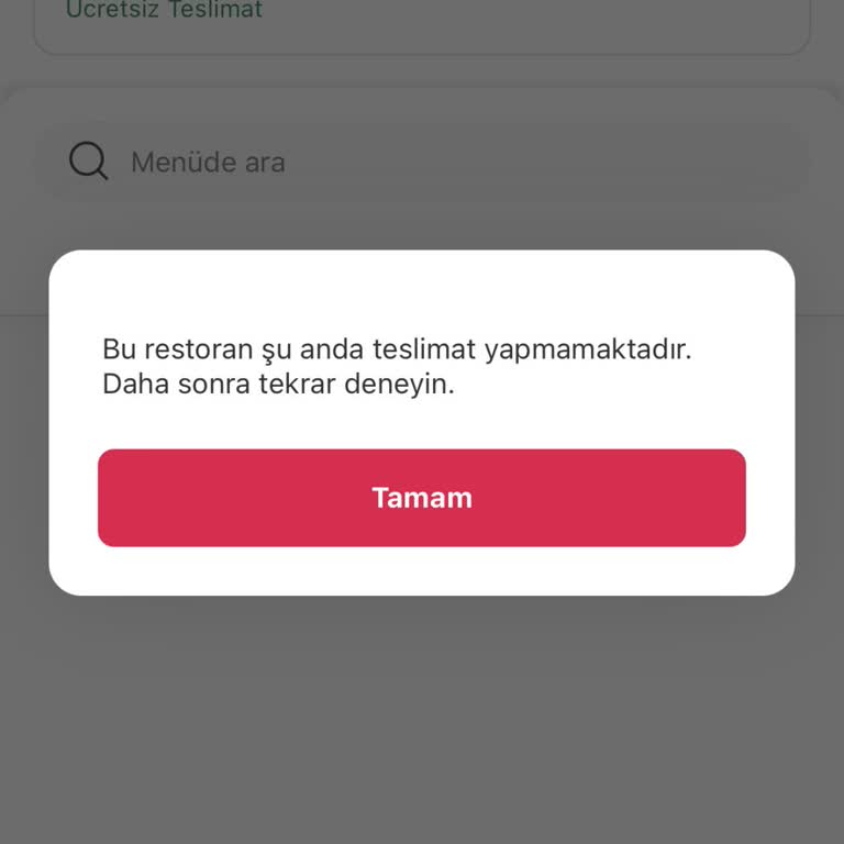 Teslim Edilmeyen Sipariş İçin Alınan Ücretin İadesi Talebi