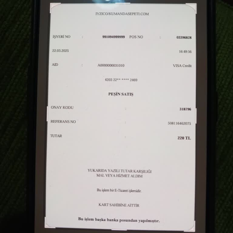 Kumanda Siparişim Nerede?