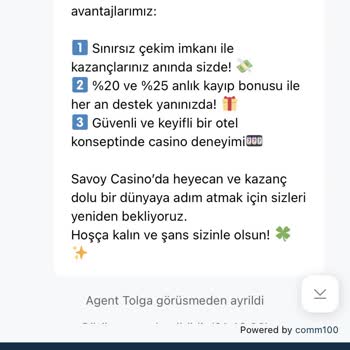 Savoy Casino'da Bonus Aldım Bakiye Uçtu