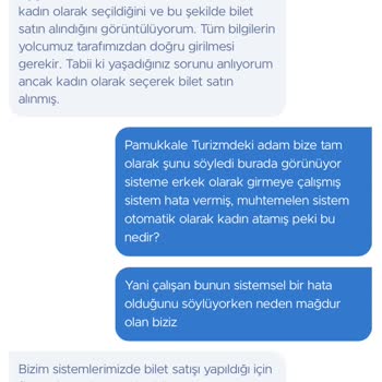 Obilet.com Hatası Sonucu Cinsiyet Yanlış Atandı, Yolcu Otobüsten Atıldı