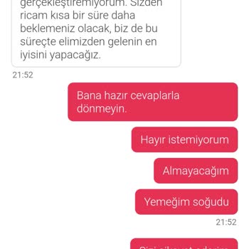 Yemeksepeti'nde Soğuyan Yemek Ve İade Sorunu