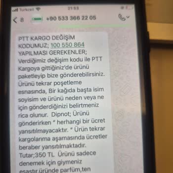 Yanlış Beden Ve Zorunlu Kargo Ücreti Sorunu