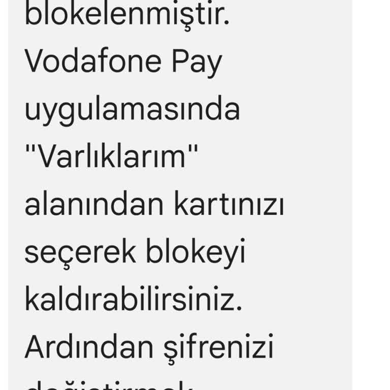 Kart Blokesi Ve Şifre Yenileme Sorunu