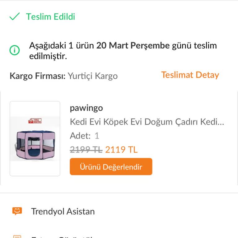 Kedi Çadırı İade Sürecinde Mağduriyet